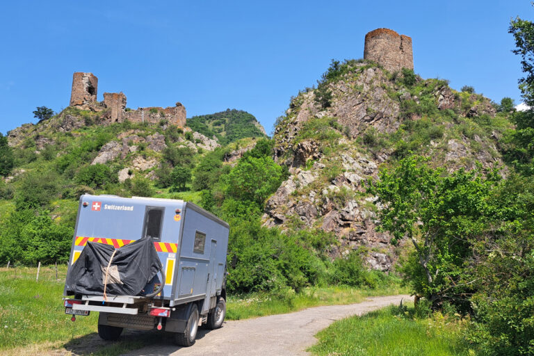 Nicht ganz einfache Route durch Georgien
